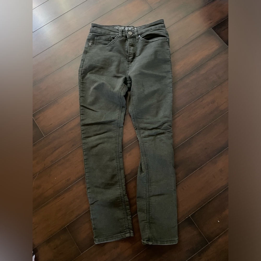 black stretchy jeans